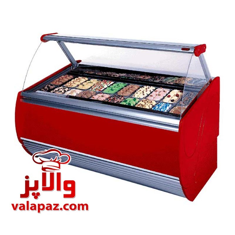 تاپینگ بستنی-یخچال ویترینی