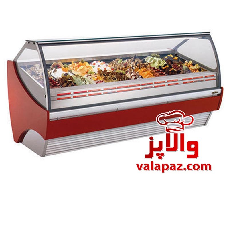 تاپینگ بستنی-یخچال ویترینی