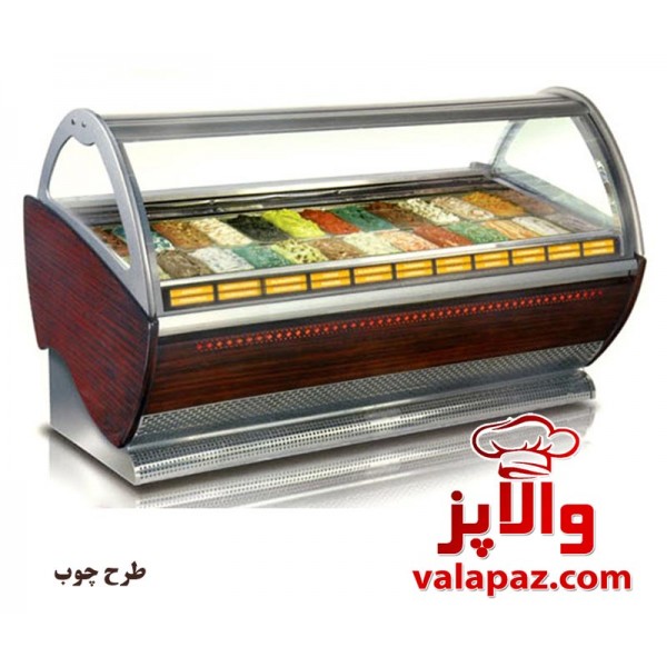 تاپینگ بستنی-یخچال ویترینی